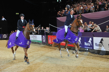 Victoria Gulliksen and Karel Cox Joint Winners of the TAGG Puissance